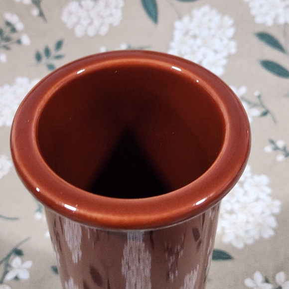 Dansk Brown Cylinder Vase Scandinavian Minimalist Style Vase Dansk NR Japan Vase - Picture 5 of 10